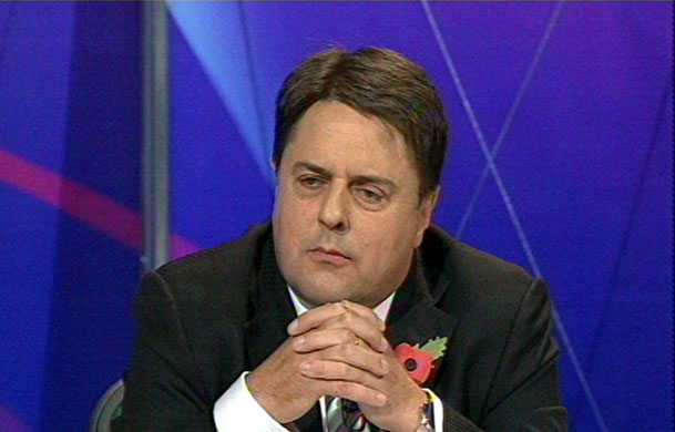 Protesters at BBC: Nick Griffin on Question Time