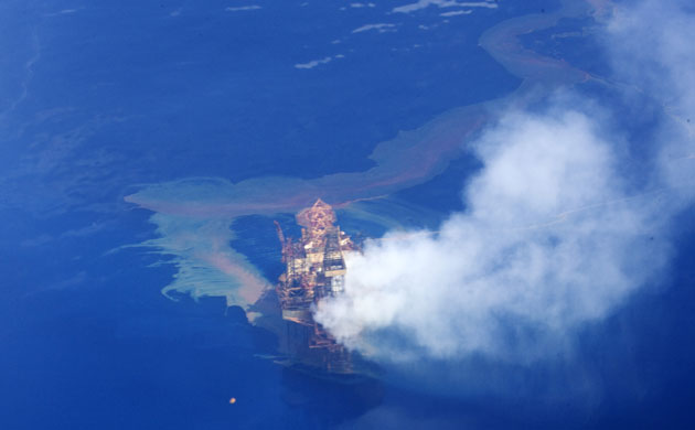 Montara oil rig: Oil rig leak fuel into the Timor Sea 