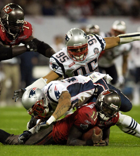 American Football: New England Patriots v Tampa Bay Buccaneers at Wembley Stadium