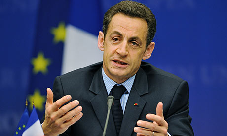 Nicolas Sarkozy at a European Council summit in December