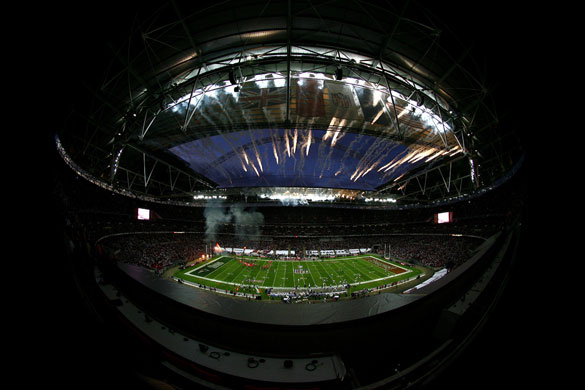 NFL: A view of Wembley Stadium
