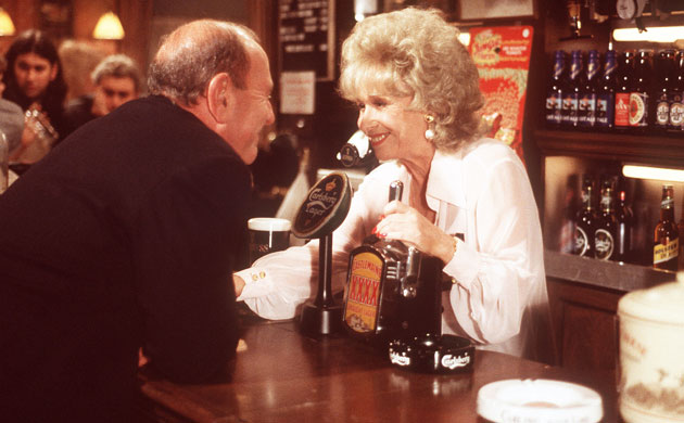 Barbara Windsor : Frank (Mike Reid) and Peggy (Barbara Wiindsor)