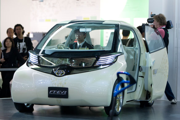 Tokyo motorshow: The Toyota FT-EV II electric concept vehicle