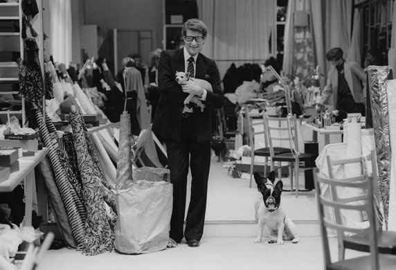 rich dead celebs: Yves Saint Laurent