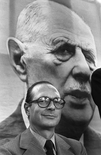 Jacques Chirac: 1977: Then president of the Rally for the Republic (RPR) Jacques Chirac