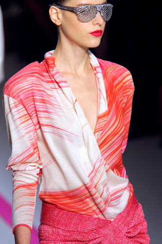 Lindsay Lohan and Ungaro: Emanuel Ungaro s/s show in Paris