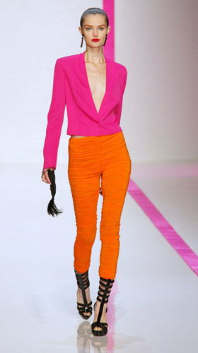 Lindsay Lohan and Ungaro: Emanuel Ungaro s/s show in Paris