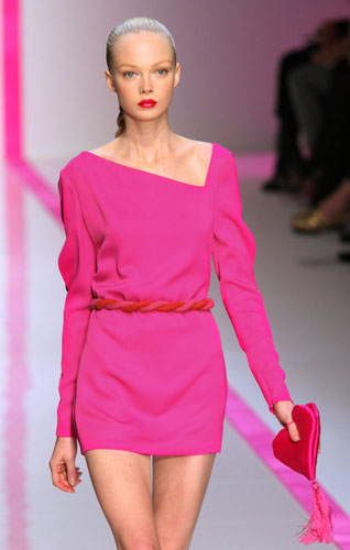 Lindsay Lohan and Ungaro: Emanuel Ungaro s/s show in Paris