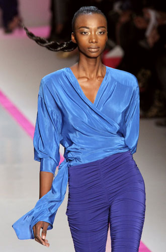 Lindsay Lohan and Ungaro: Emanuel Ungaro s/s show in Paris