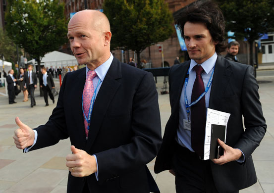 conservative conference: Shadow Foreign Secretary William Hague