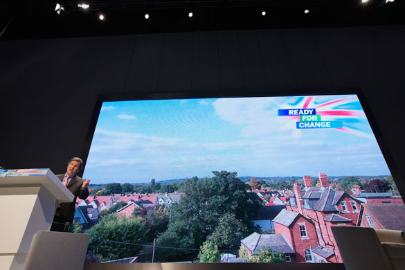 conservative conference: Oliver Letwin addressing Conservative Party annual conference