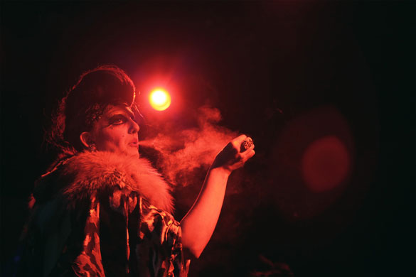 5 October 2009: New York, US: Burlesque performer 'Darlinda Just Darlinda'