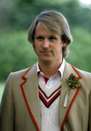 New Dr Who logo: 5th Doctor Who Peter Davison 1982-1984