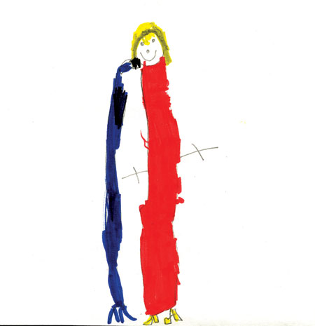 Dream Jobs: A child's painting of a figure