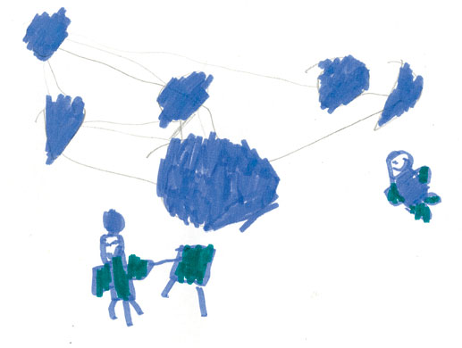 Dream Jobs: A child's painting of an artist