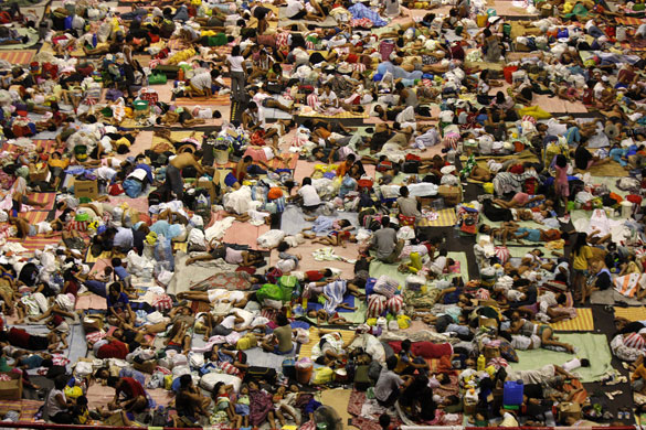 24 hours: victims affected by Ketsana in evacuation centre 