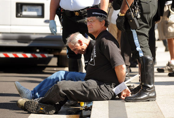 24 hours: veterans for peace outside the White House