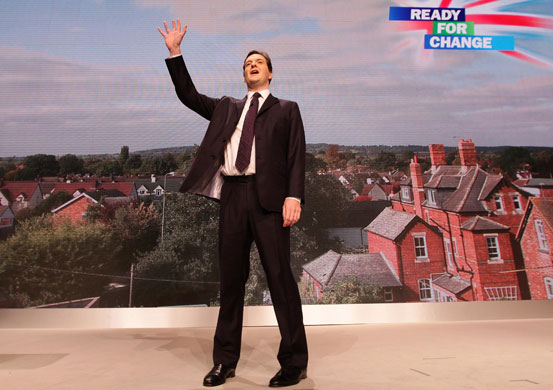 Conservative conference 2: Shadow Chancellor George Osborne ends his speech