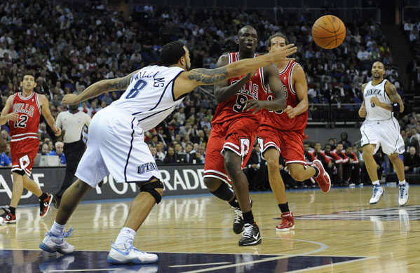 Basketball: Bulls v Jazz basketball