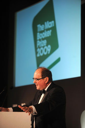 Man Booker 2009: Chair of the judges, James Naughtie, announces the winner 