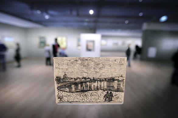 7 October 2009: Amsterdam, The Netherlands: Letters and drawings by Vincent van Gogh