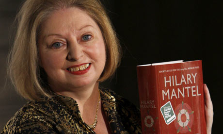 Man Booker Prize 2009: Hilary Mantel poses with her book Wolf Hall