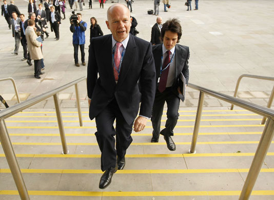 Top Ten Tories: Foreign Secretary William Hague at the Conservative party conference