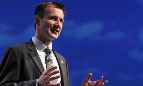 Shadow culture secretary Jeremy Hunt