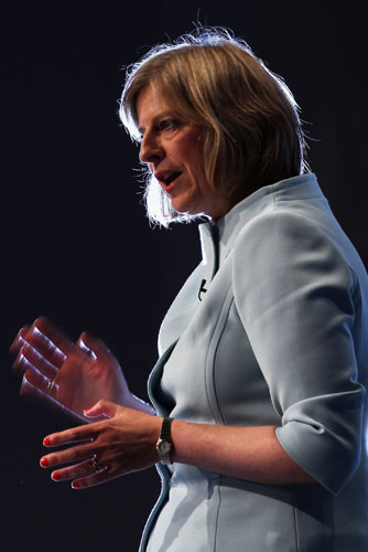 Conservative conference 3: Shadow Secretary of State for Work and Pensions, Theresa May speaks