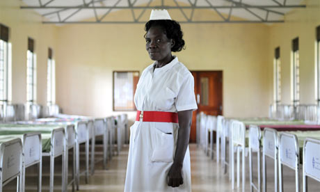 A nurse at Butabika Hospital, Uganda. Part of Strength and Hope: Mental Health in Uganda exhibition