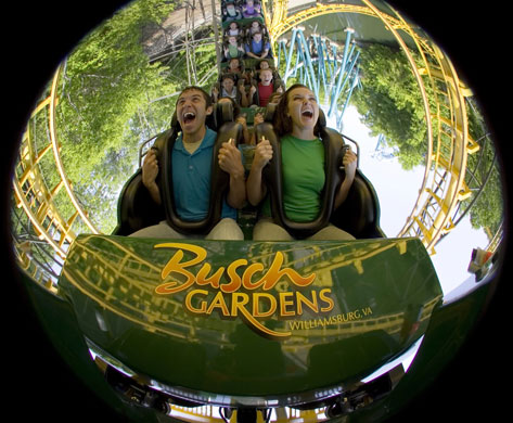 Week in business: People ride the Loch Ness Monster roller coaster at Busch Gardens