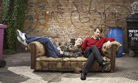 Robert Webb and David Mitchell in Peep Show