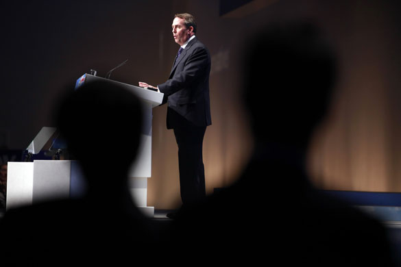 Conservative conference4: Conservative Party conference 2009 Shadow defence secretary Liam Fox