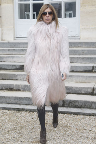 Stylish editors: Carine Roitfeld at Dior