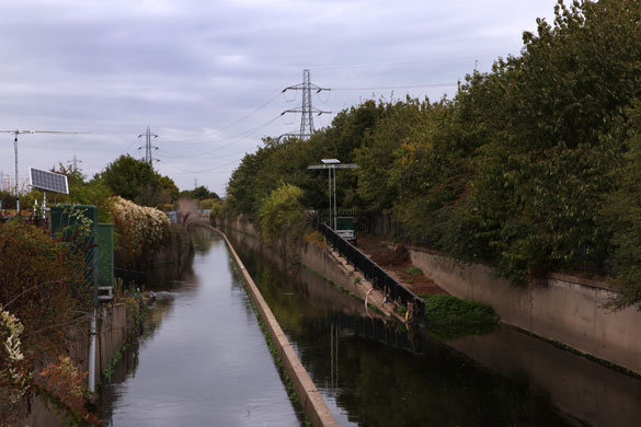 River Lee: Pymmes Brook at Ferry Lane, Tottenham