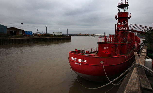 River Lee: Leamouth where it joins the Thames