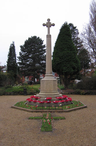 War memorials: London Road, Hazel Grove, Stockport