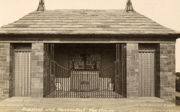 War memorials: Binstead and Havenstreet memorial, Ryde on the Isle of Wight