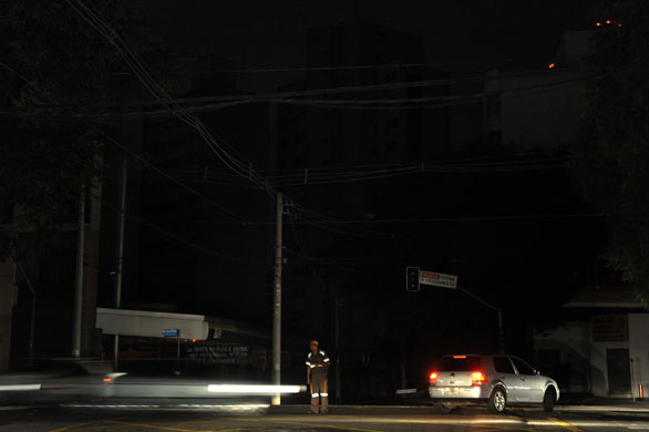 Blackout in Brazil: massive blackout in brazil 