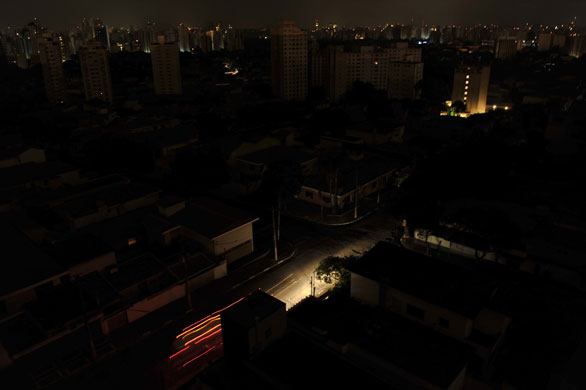 Blackout in Brazil: blackout in Sao Paulo