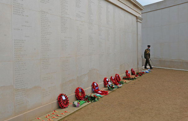 Armistice day: Prince Edward at The Armed Forces Memorial