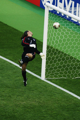 England v Brazil: David Seaman of England