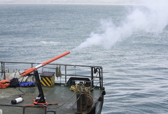 anti pirate cannon: new Buccaneer anti-piracy system