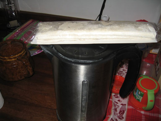 WoM filo pie kitchen clickalong