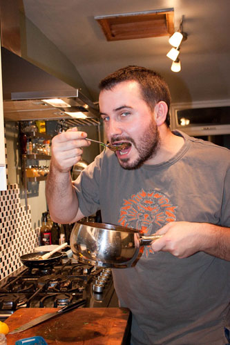 WoM filo pie kitchen clickalong