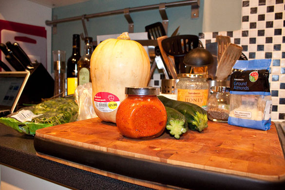 WoM filo pie kitchen clickalong