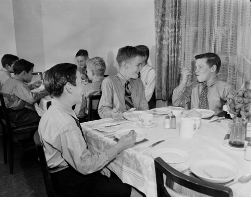 Forgotten Australians: 1953: British Orphans at Melrose House near Parramatta, Australia.