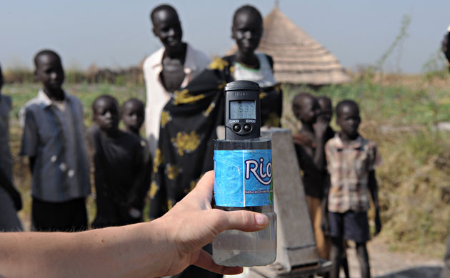 Sudan White Nile Marshes: Water pollution by oil production around oilfields in South Sudan