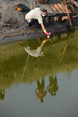 Sudan White Nile Marshes: Water pollution by oil production around oilfields in South Sudan