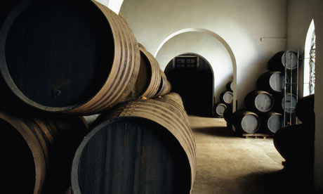 Sherry wine cellar in Andalucia